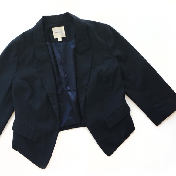 Urban Outfitters Jackets & Blazers - Urban Outfitters Cropped Navy Blazer Size Medium
